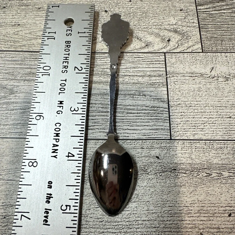 Wuppertal Sky Tram Souvenir Spoon‎ Silvertone Vintage